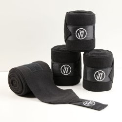 byWeber St Lotus Dressurunderlag og Fleecebandager sort