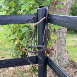 byWeber Trense "Alex" brun/messing