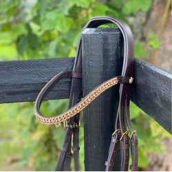 byWeber Trense "Alex" brun/messing