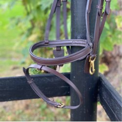 byWeber Trense "Alex" brun/messing