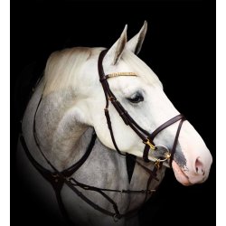 byWeber Trense "Alex" brun/messing