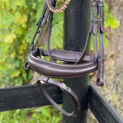 byWeber Trense "Amanda" brun/brun/messing