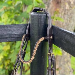 byWeber Trense "Amanda" brun/brun/messing