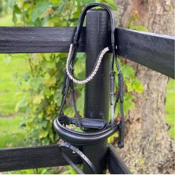 byWeber Trense "Amanda" sort/sort/slv