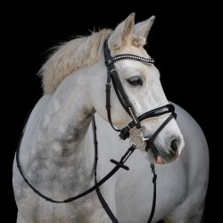 byWeber Trense "Eleganza" Sort