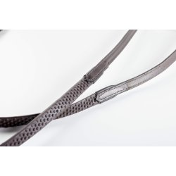 byWeber Tjler "Solid Gummitjle uden stop" brun/messing