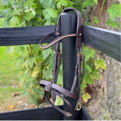 byWeber Trense "Hugo" brun/messing