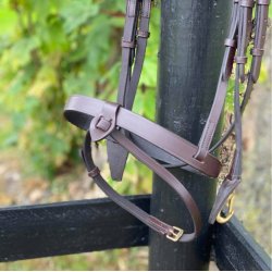 byWeber Trense "Hugo" brun/messing