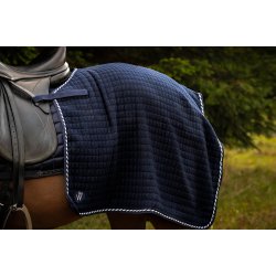 byWeber Dkken "byW Lndedkken" navy m. slv og navy pipe