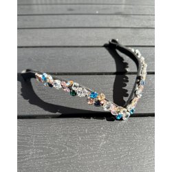 byWeber Pandebnd "Jasmin" sort/ multi color