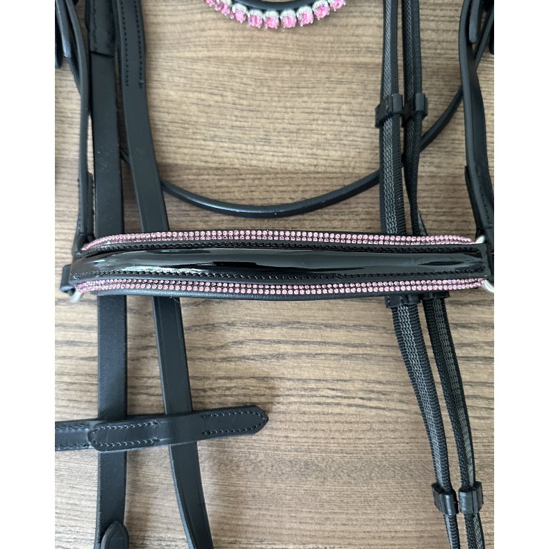 byWeber Trense "Molly" sort/pink (cob, full)