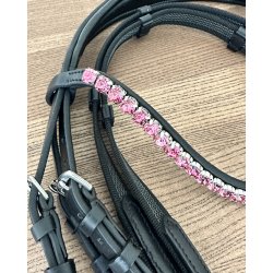 byWeber Trense "Molly" sort/pink (cob, full)