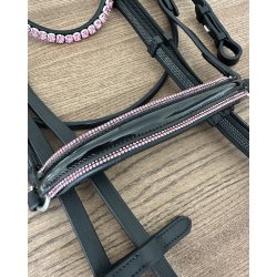 byWeber Trense "Molly" sort/pink (cob, full)