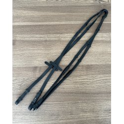 byWeber Tjler "Soft Lder Tjle m. super grip og stop" sort/slv