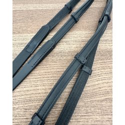 byWeber Tjler "Soft Lder Tjle m. super grip og stop" sort/slv