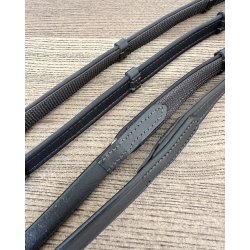 byWeber Tjler "Soft Lder Tjle m. super grip og stop" brun/slv