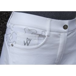 byWeber Ridebukser "Teresa" hvid