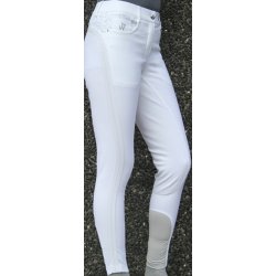 byWeber Ridebukser "Teresa" hvid